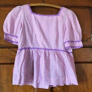 Vintage peplum blouse